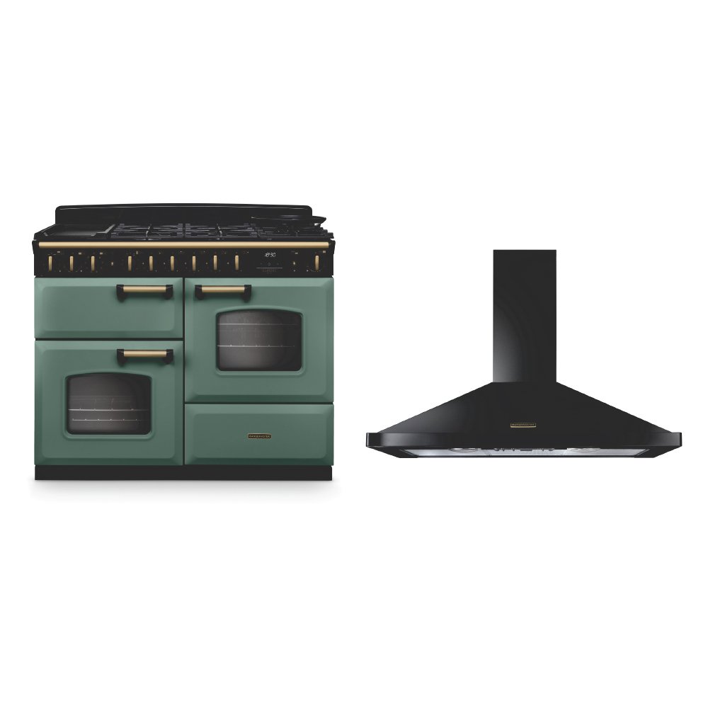 Rangemaster Classic Deluxe Dual Fuel Range Cooker & Hood Pack