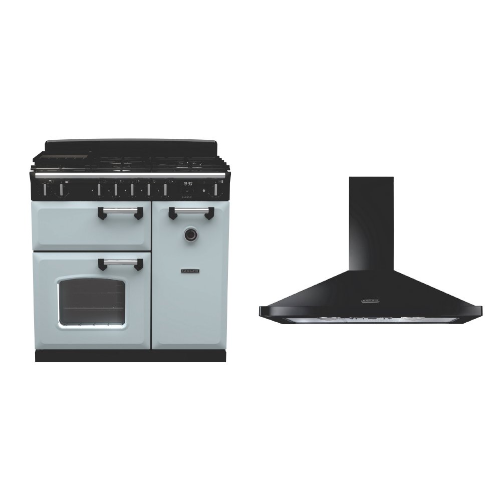Rangemaster Classic Dual Fuel Range Cooker & Hood Pack