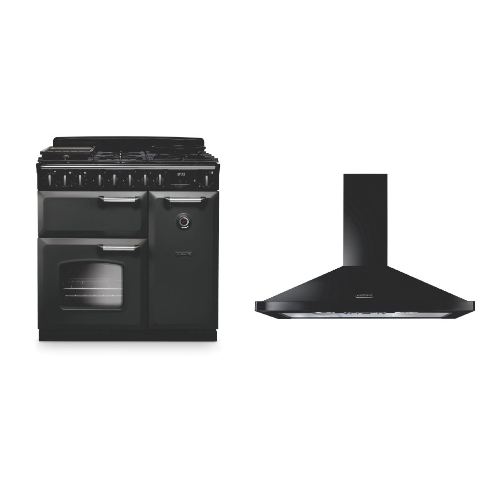 Rangemaster Classic Deluxe Dual Fuel Range Cooker & Hood Pack