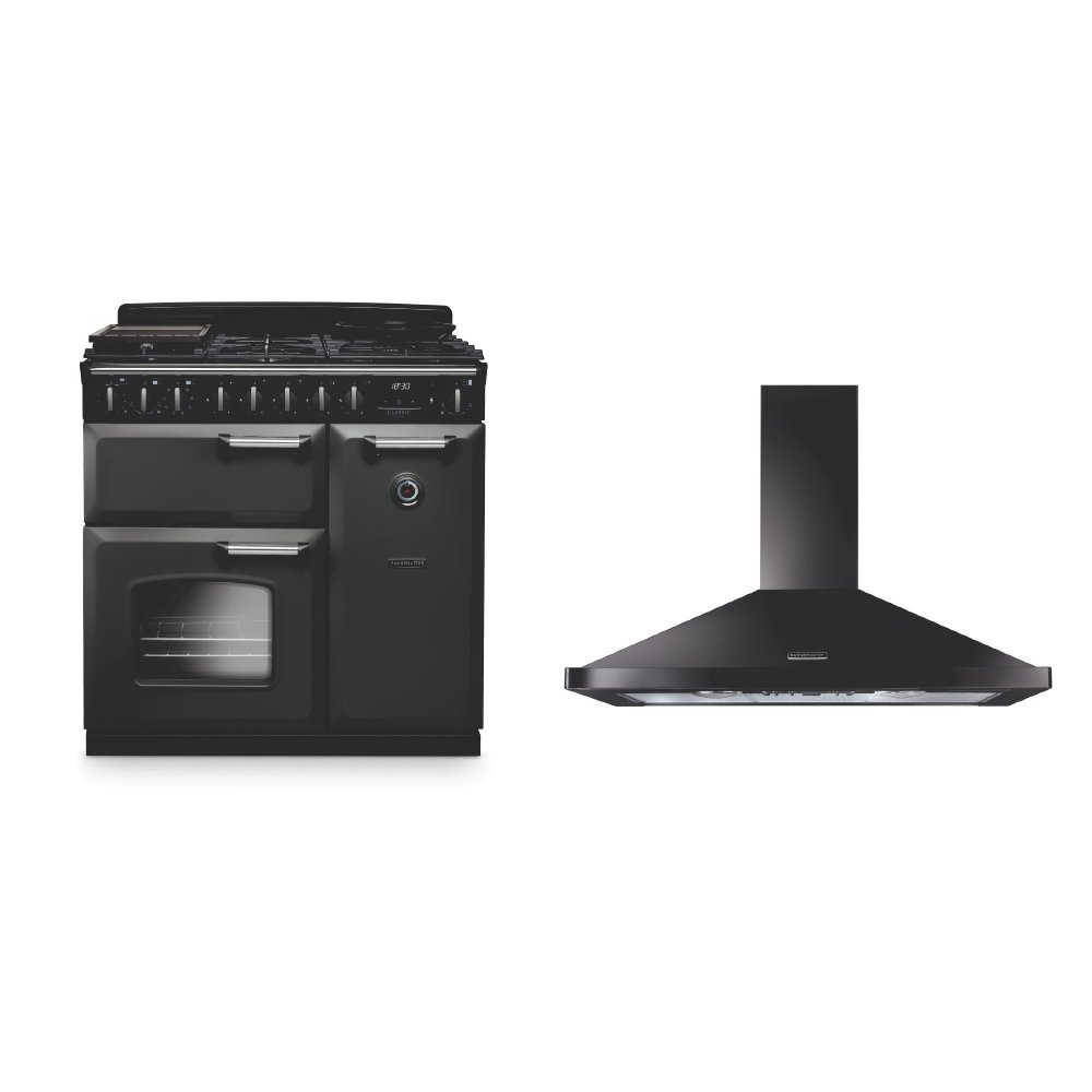 Rangemaster Classic Deluxe Dual Fuel Range Cooker & Hood Pack
