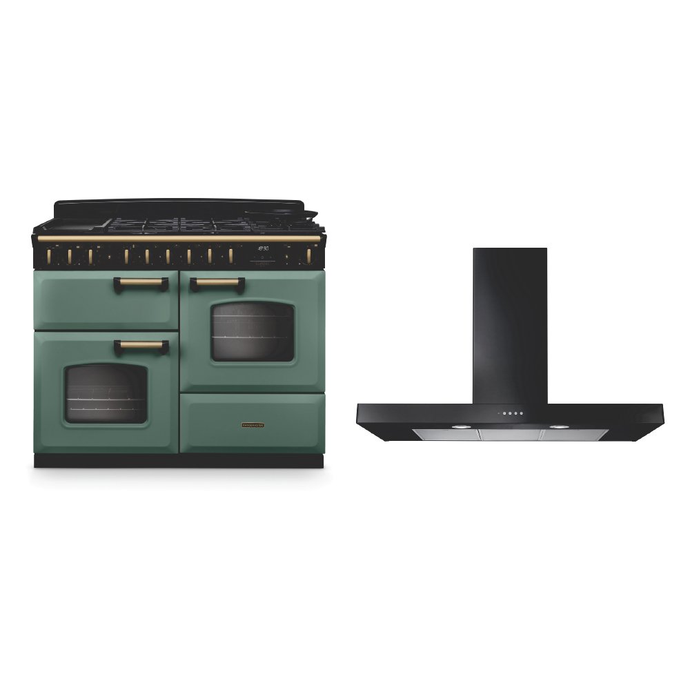 Rangemaster Classic Deluxe Dual Fuel Range Cooker & Hood Pack
