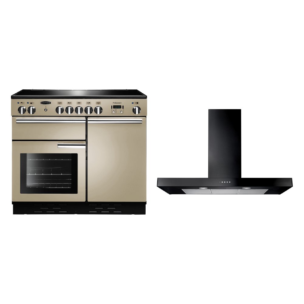 Rangemaster Professional Plus Ceramic Range Cooker & Hood Pack