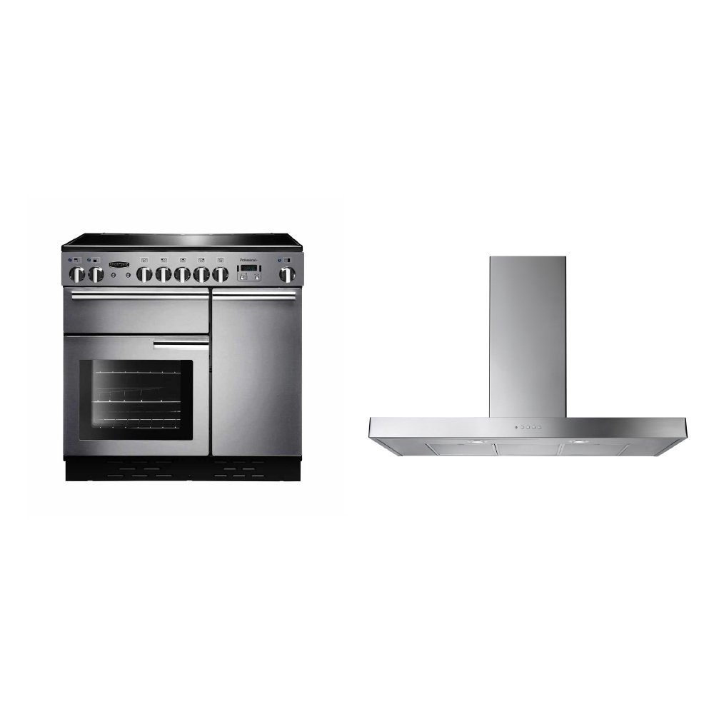 Rangemaster Professional Plus Induction Range Cooker & Hood Pack