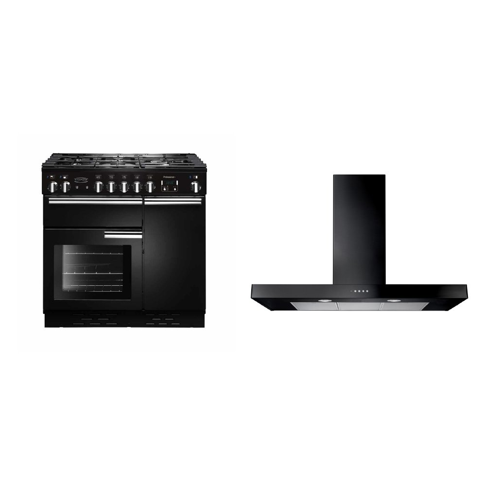 Rangemaster Professional Plus Gas Range Cooker & Hood Pack