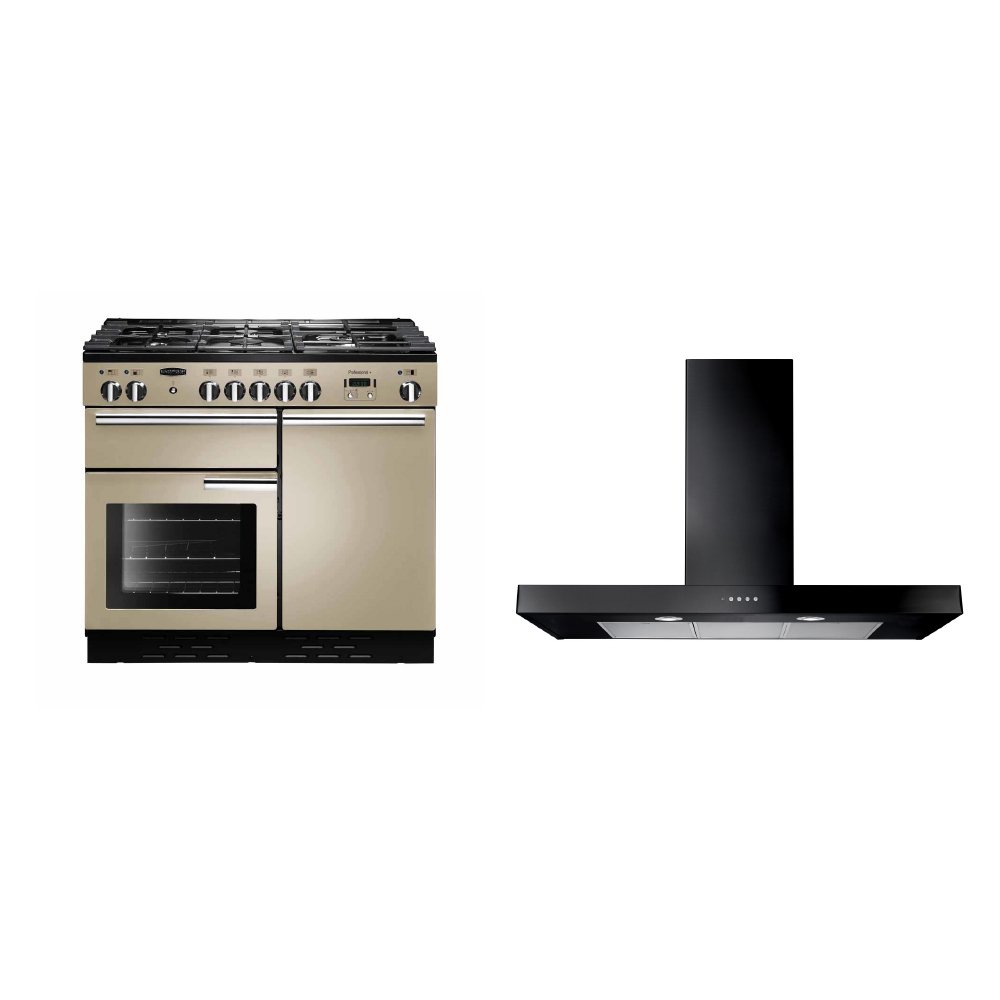 Rangemaster Professional Plus Dual Fuel Range Cooker & Hood Pack