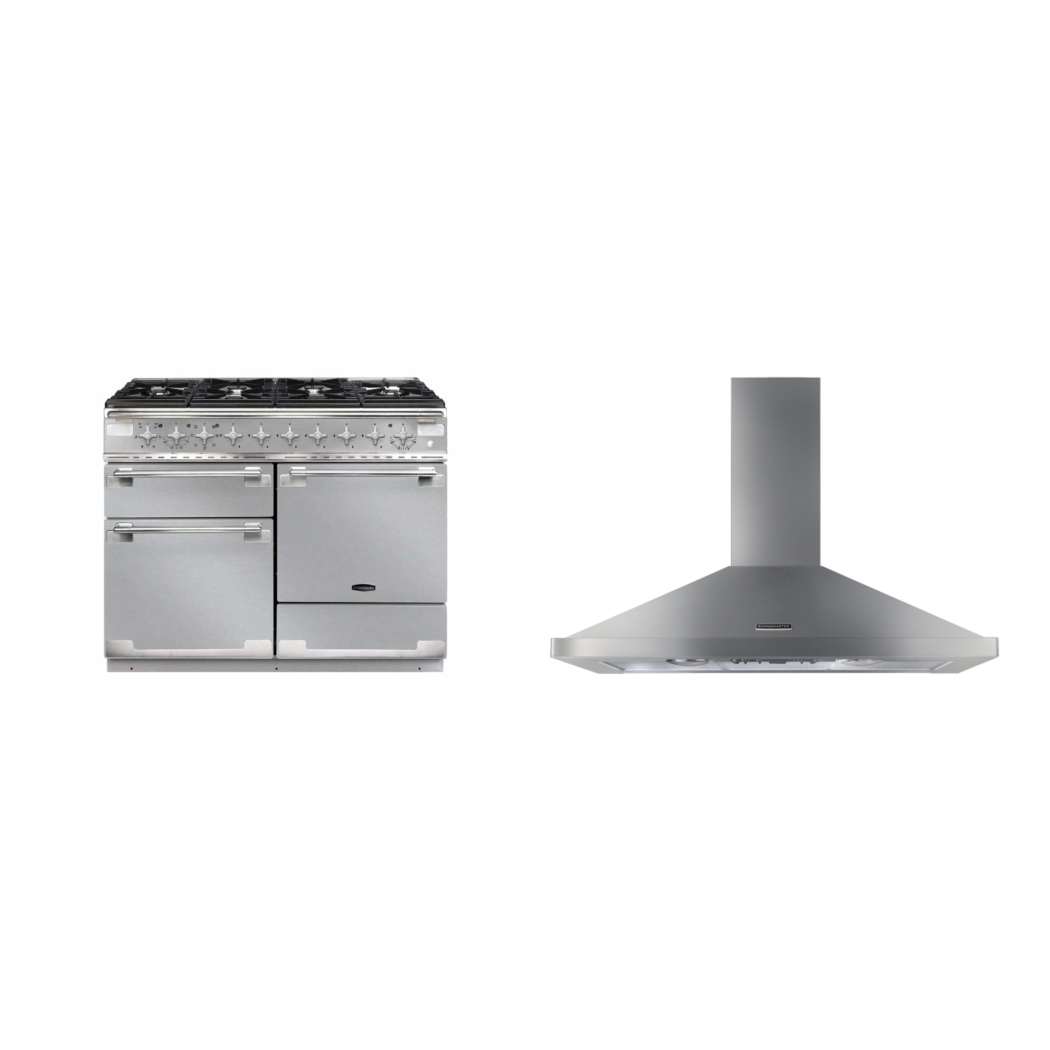 Rangemaster Elise Dual Fuel Range Cooker & Hood Pack