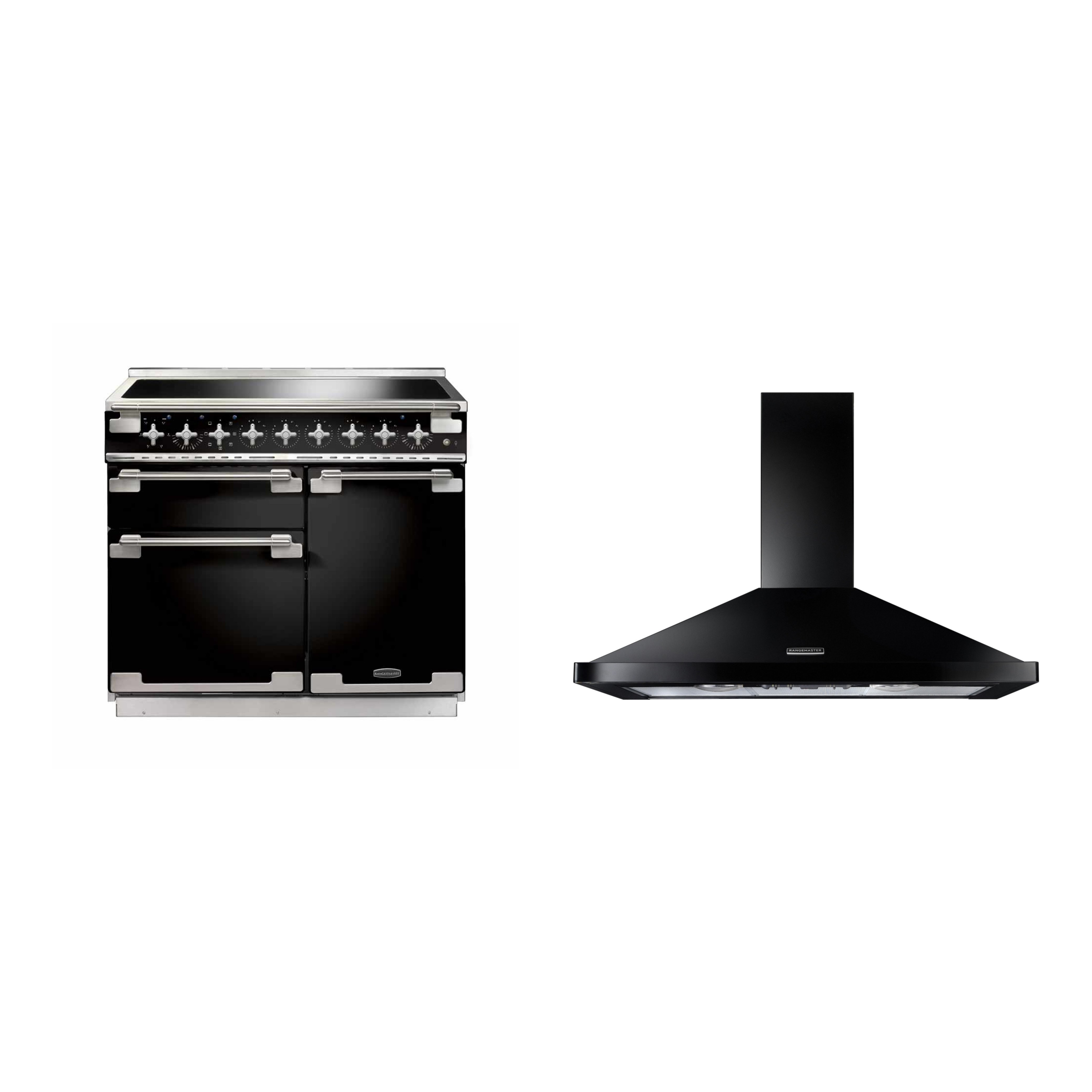 Rangemaster Elise Induction Range Cooker & Hood Pack