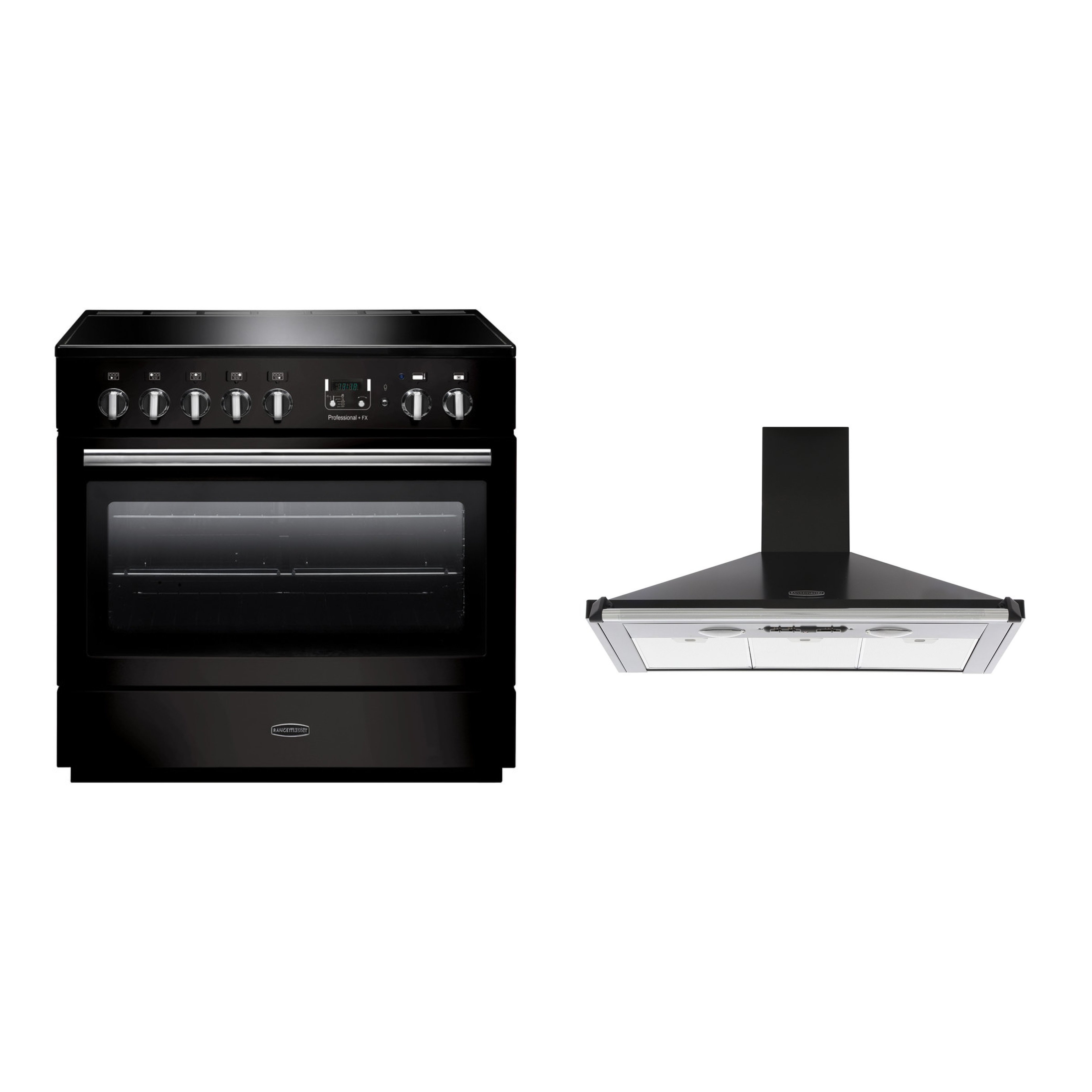Rangemaster Professional Plus FX Induction Range Cooker & Hood Pack
