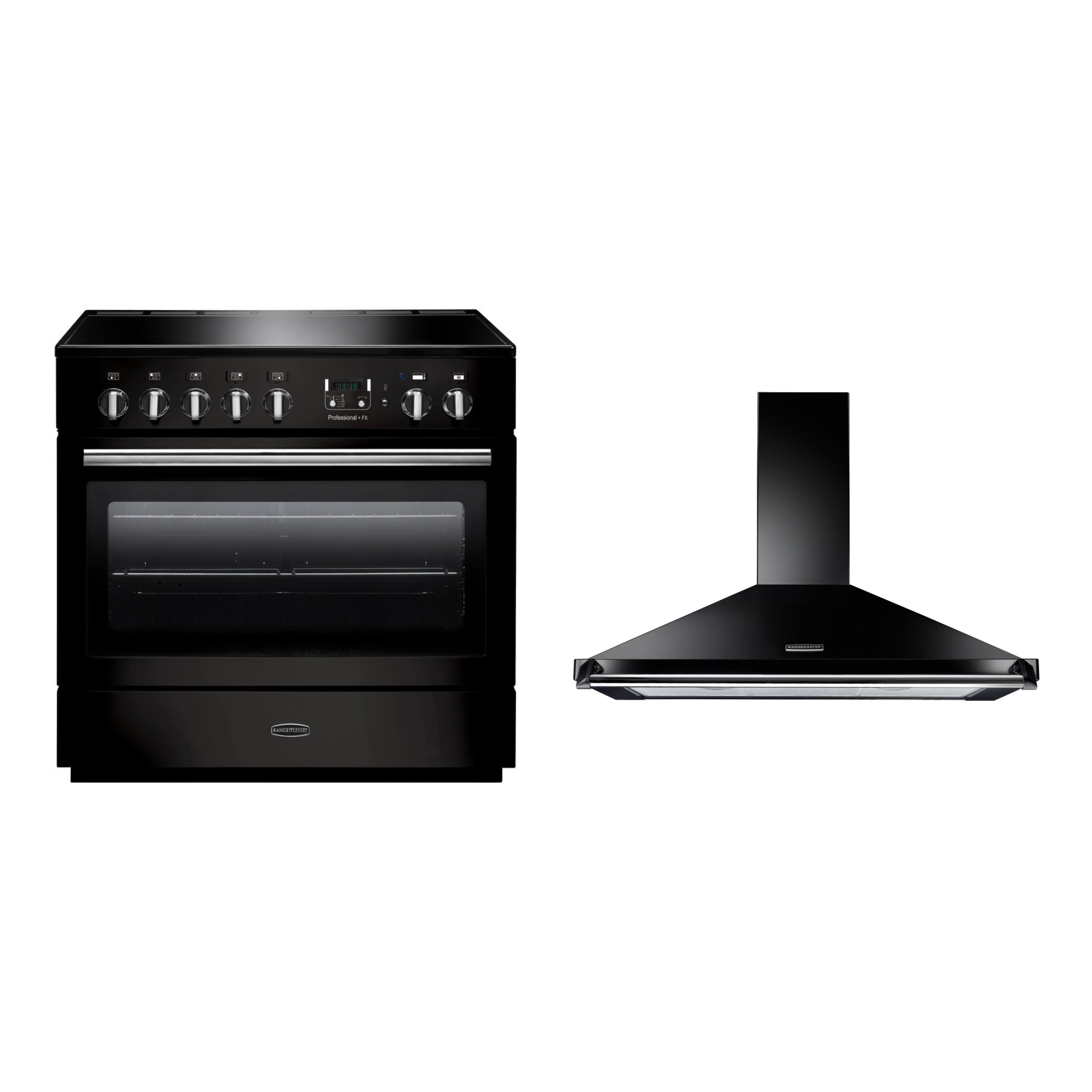 Rangemaster Professional Plus FX Induction Range Cooker & Hood Pack