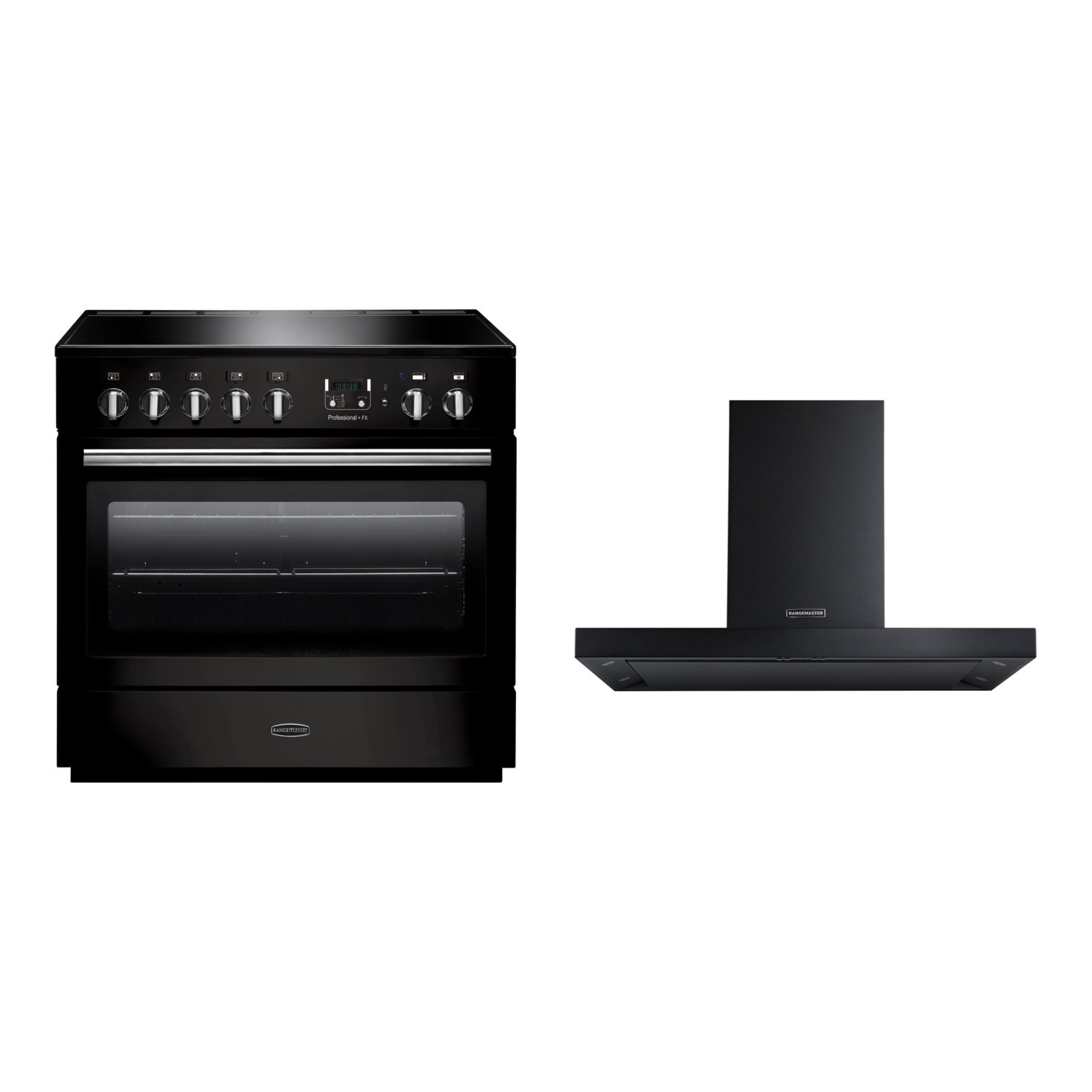 Rangemaster Professional Plus FX Induction Range Cooker & Hood Pack