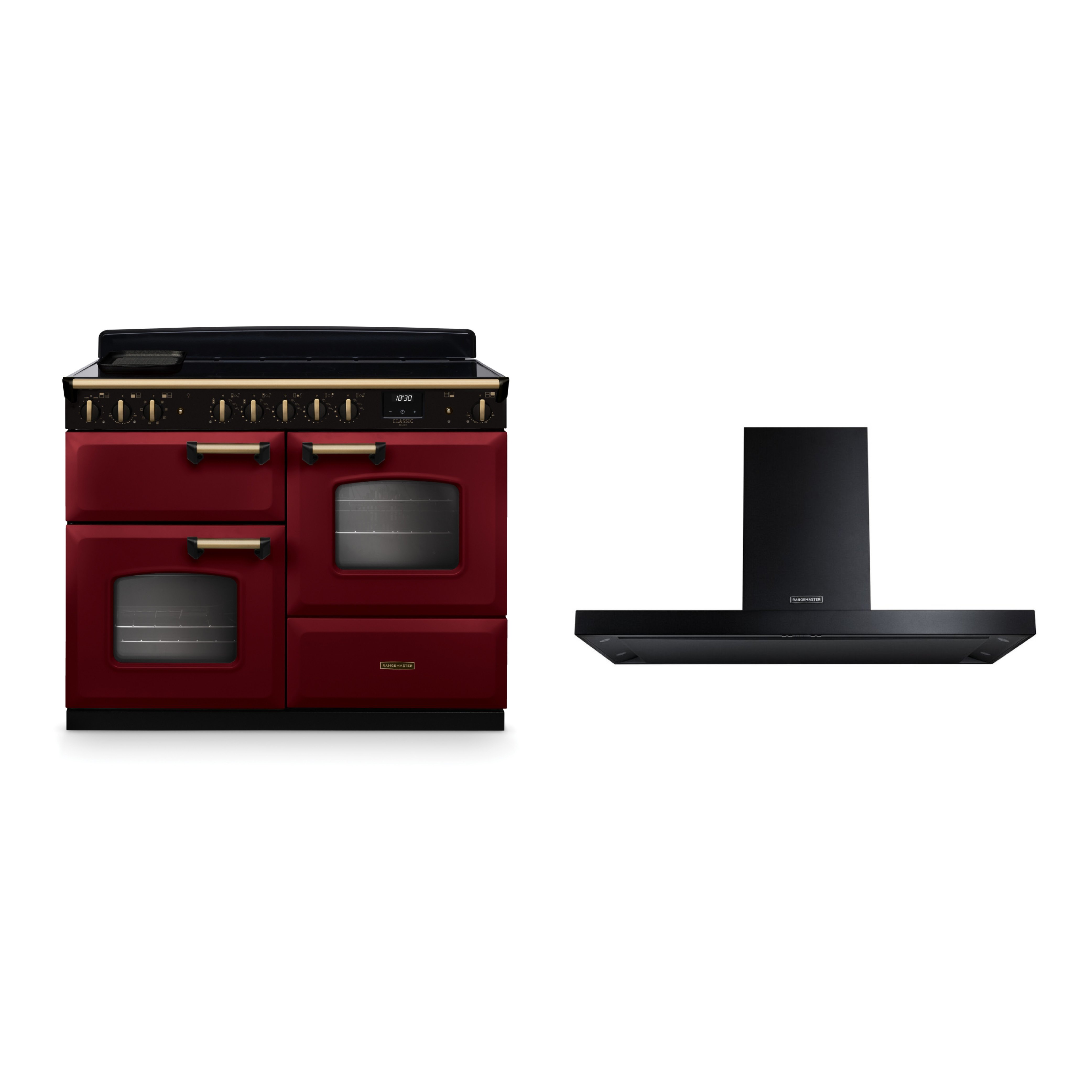 Rangemaster Classic Deluxe Induction Range Cooker & Hood Pack