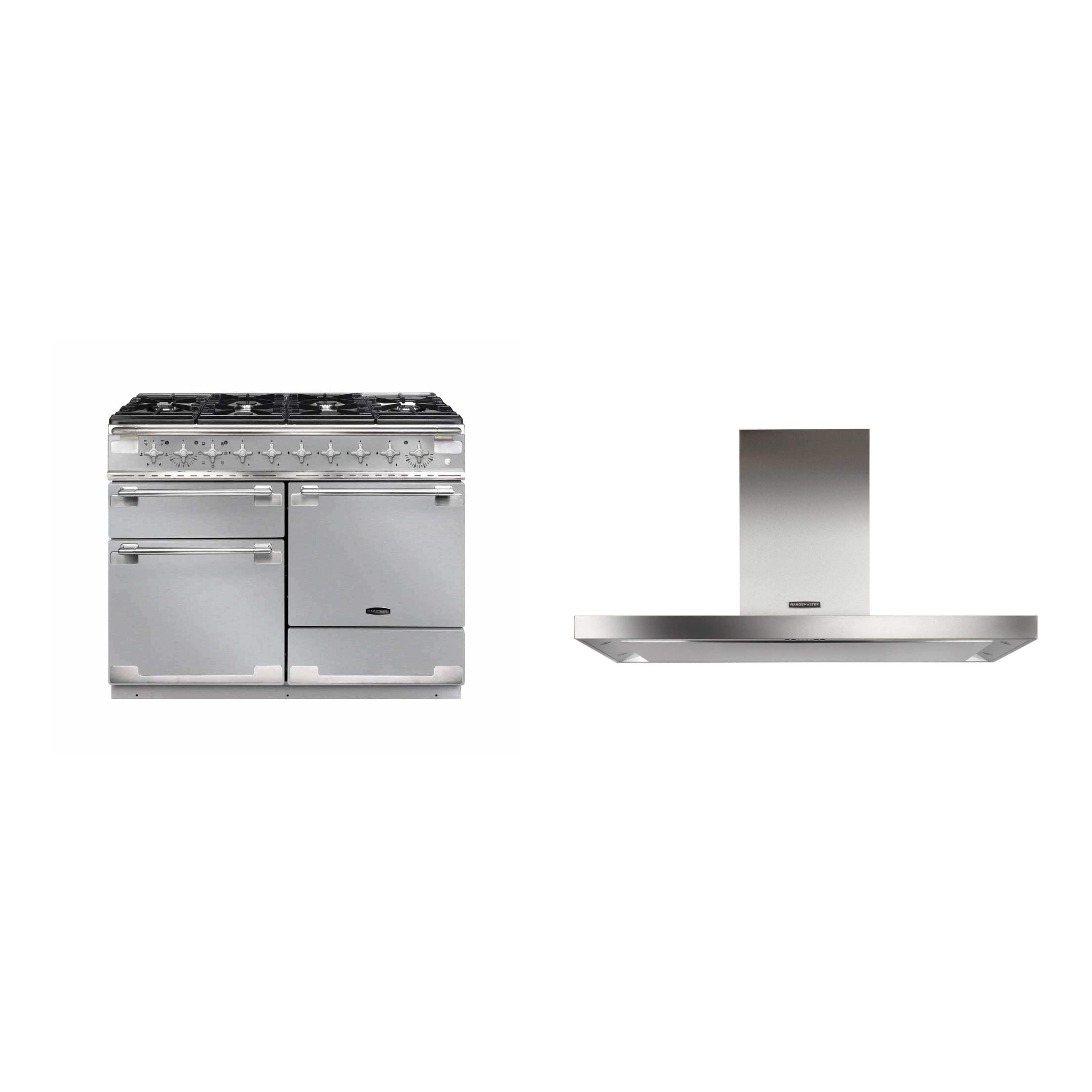 Rangemaster Elise Dual Fuel Range Cooker & Hood Pack