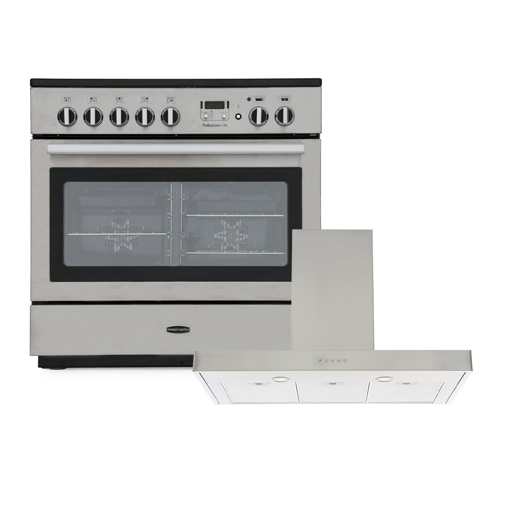 Rangemaster Professional Plus FX Induction Range Cooker & Hood Pack