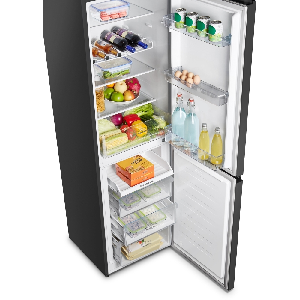 Hisense RB327N4BBE Total No Frost Fridge Freezer, 50/50, Black, E Rated