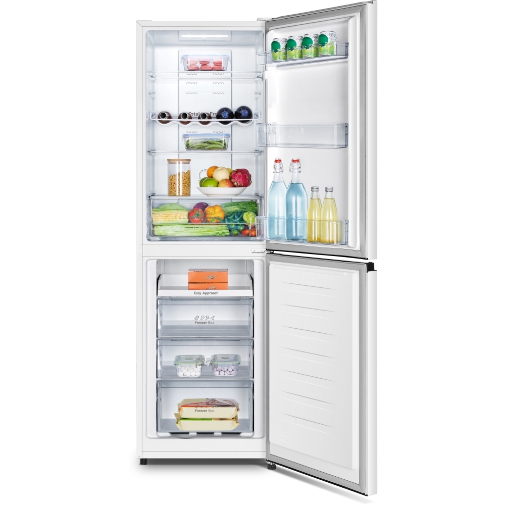 Hisense RB327N4BWE Total No Frost Fridge Freezer, 50/50, White, E Rated