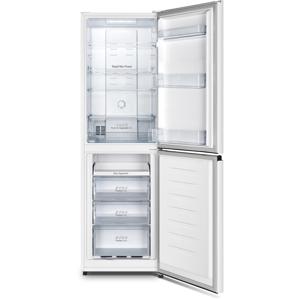 Hisense RB327N4BWE Total No Frost Fridge Freezer, 50/50, White, E Rated