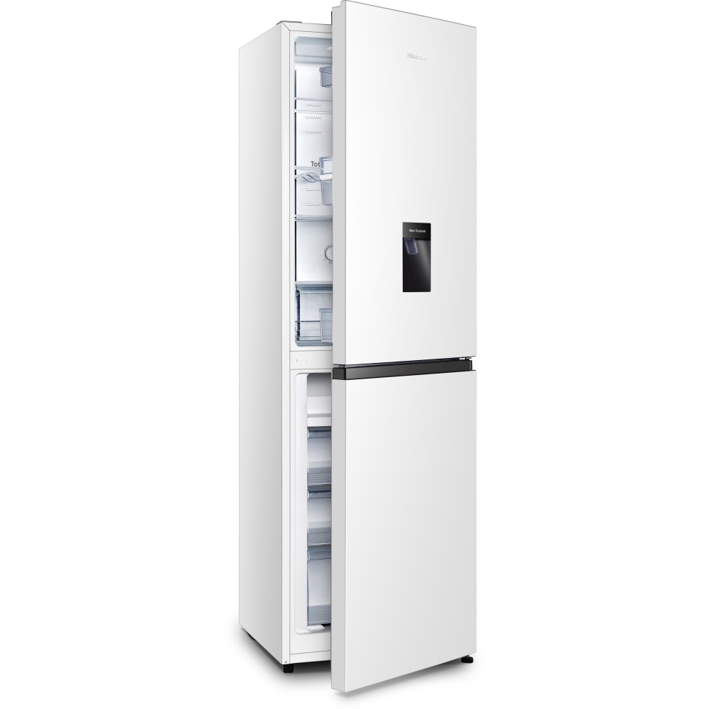 Hisense RB327N4WWE Total No Frost Fridge Freezer, 60/40, White, E Rated