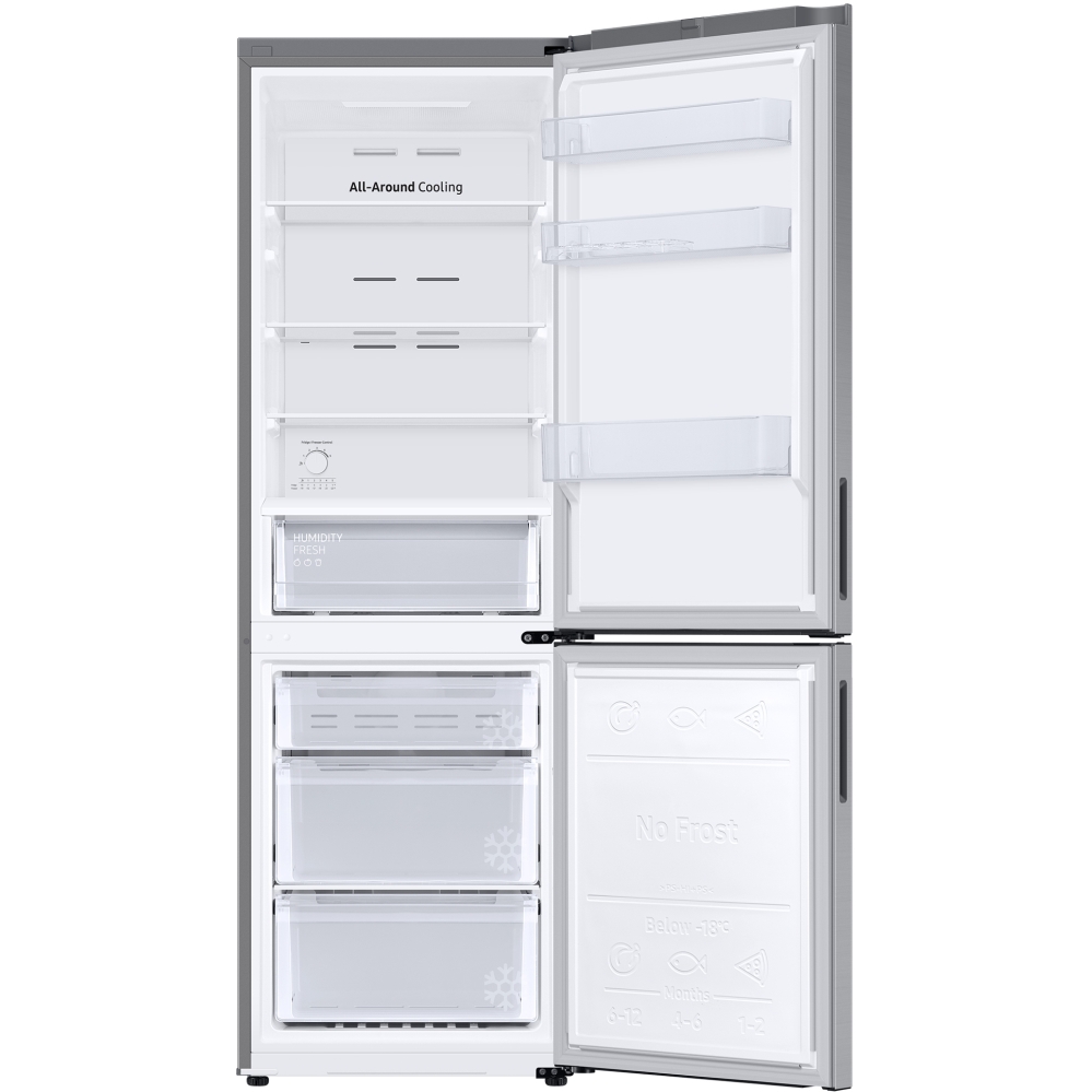 Samsung RB33B610ESA/EU Series 5 Total No Frost Classic Fridge Freezer with SpaceMax&trade; Technology - Silver, 70/30, E Rated