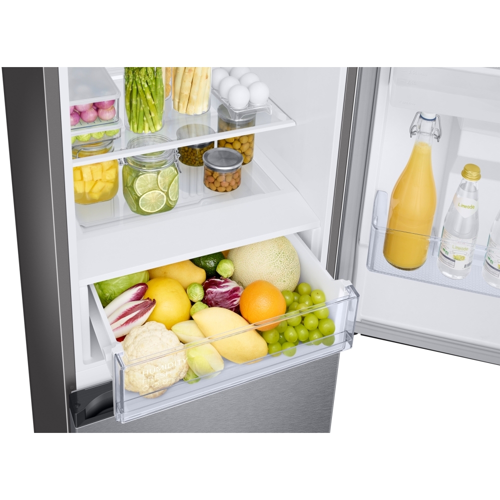 Samsung RB34C632ESA Series 6 Total No Frost Fridge Freezer, 70/30, Silver, E Rated