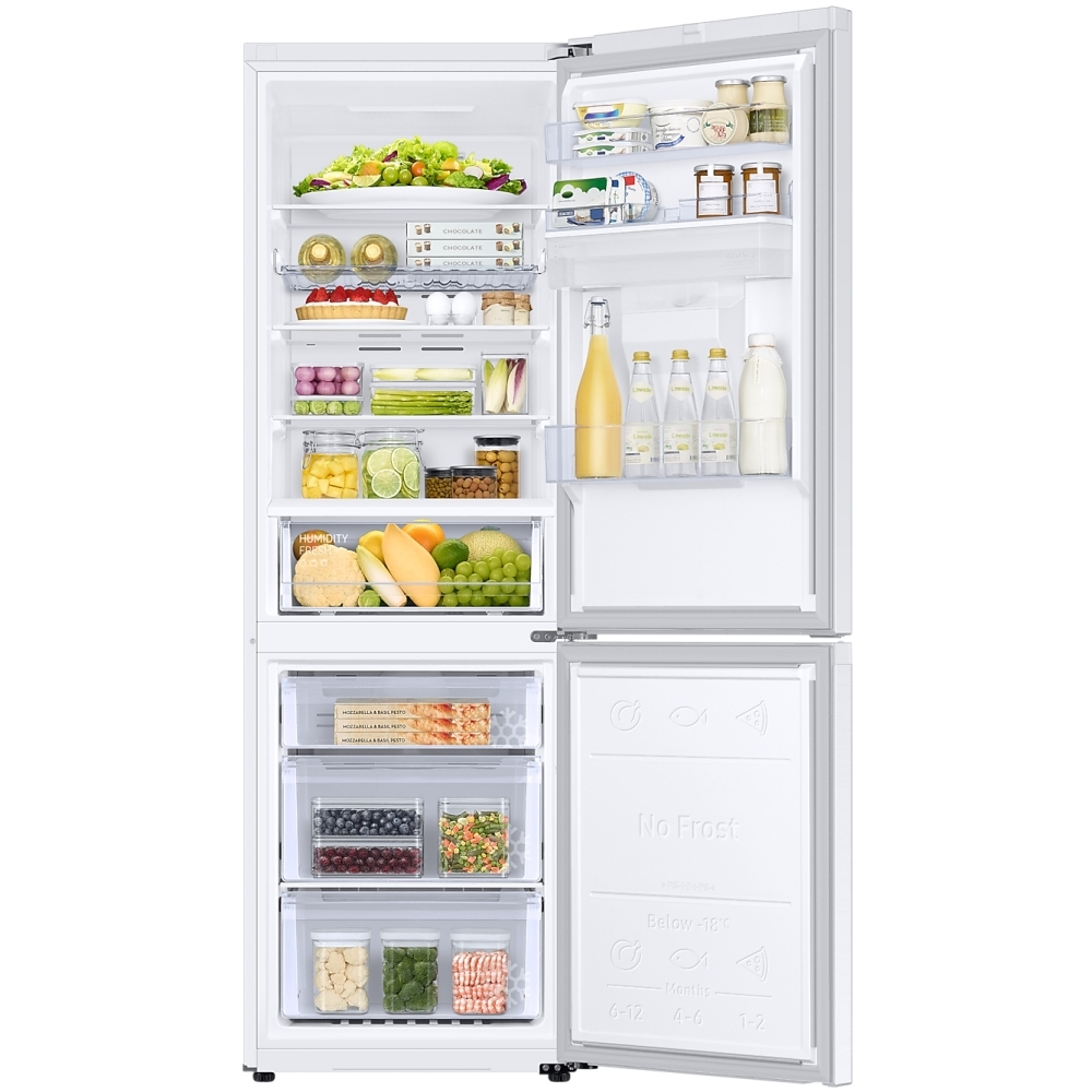 Samsung RB34C632EWW Series 7 Total No Frost Classic Fridge Freezer with SpaceMax&trade; Technology  White, 60/40, E Rated