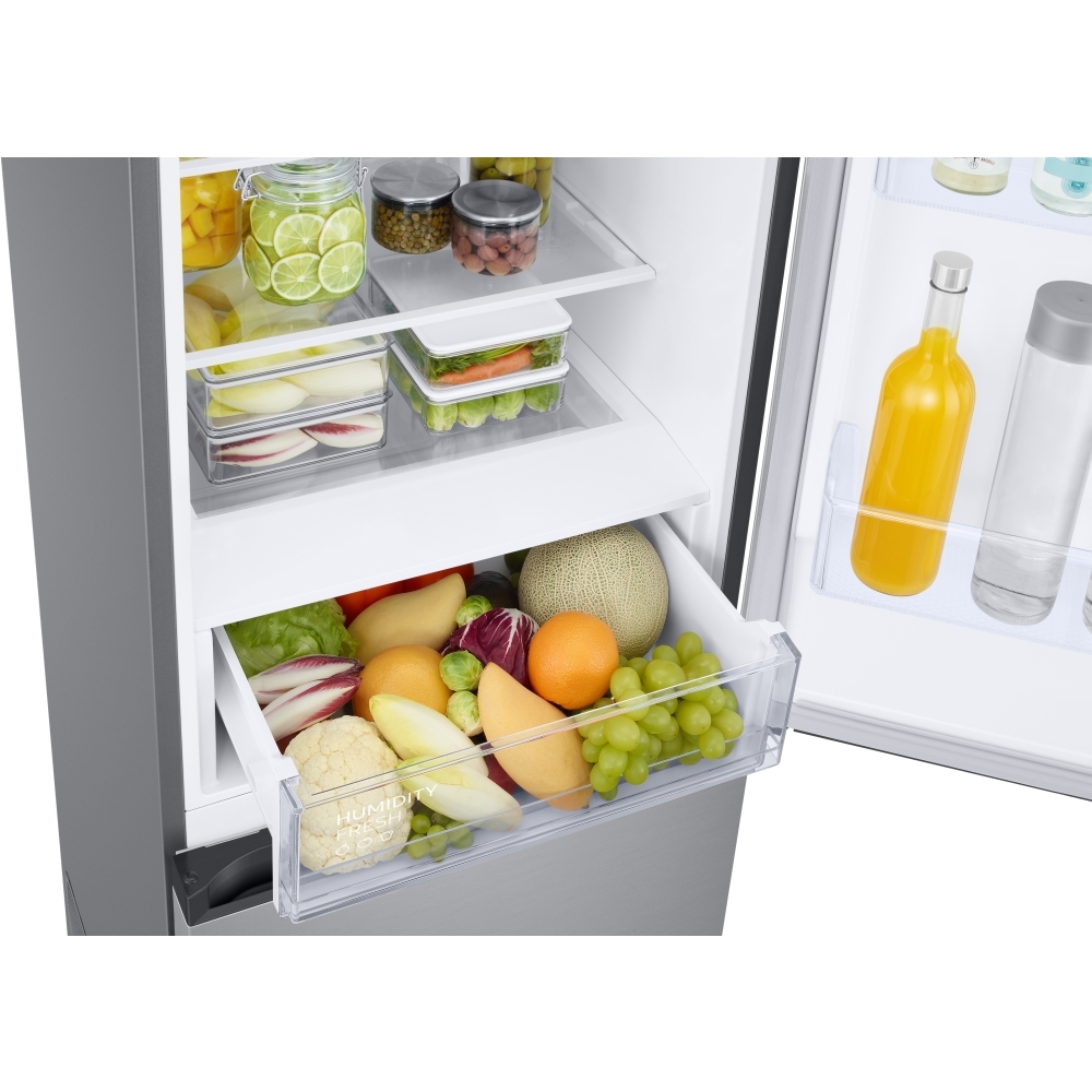 Samsung RB38C602ESA Series 6 Total No Frost Fridge Freezer, 70/30, Silver, E Rated