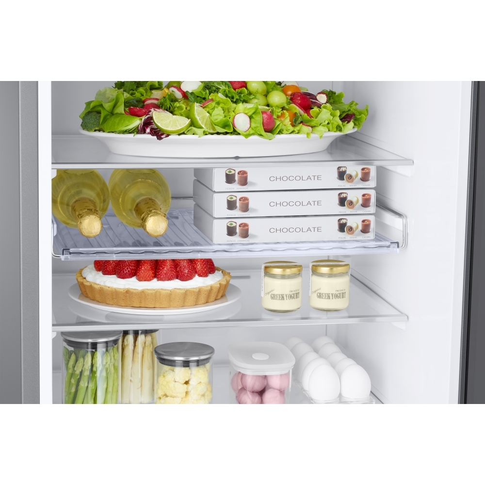 Samsung RB38C605DB1 Series 5 SpaceMax Total No Frost WiFi Classic Fridge Freezer - Black Stainless, 70/30, D Rated