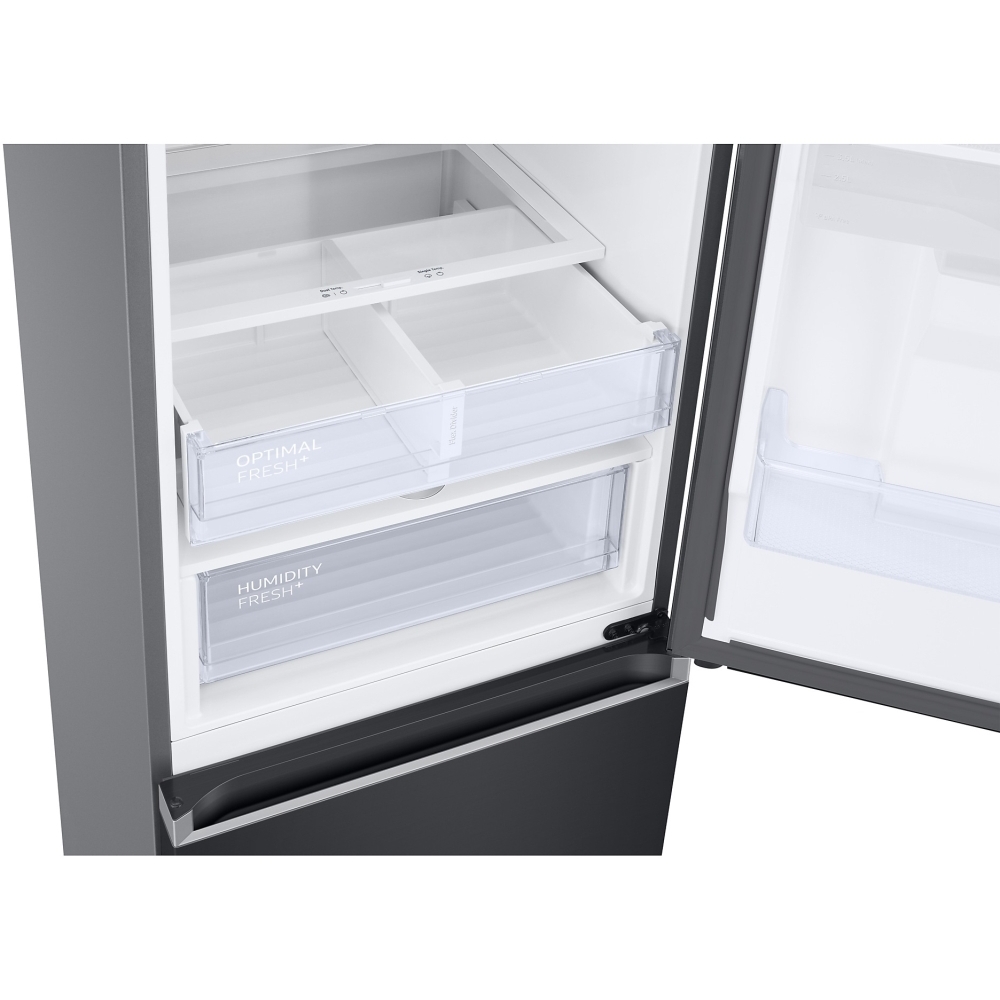 Samsung RB38C636DB1 Series 7 SpaceMax&trade; Total No Frost Fridge Freezer, 70/30, Black, D Rated