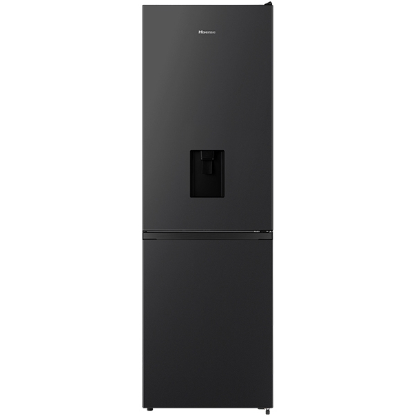 Hisense RB390N4WBE Total No Frost Fridge Freezer, 60/40, Black, E Rated