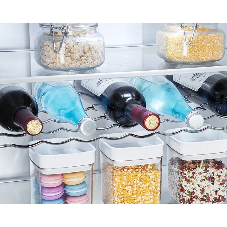 Hisense RB390N4WBE Total No Frost Fridge Freezer, 60/40, Black, E Rated