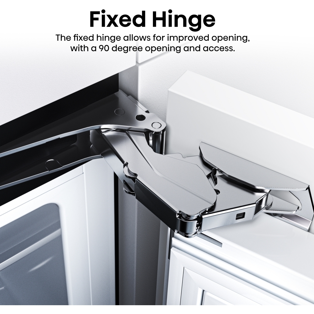 Hisense RB3B250SAWE Total No Frost Integrated Fridge Freezer, Fixed Hinge, 70/30, White, E Rated