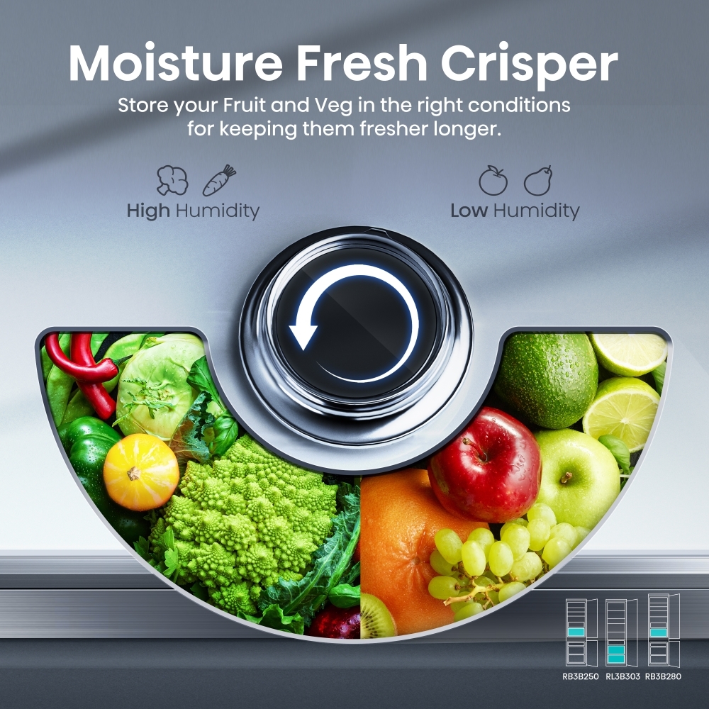 Hisense RB3B250SAWE1 No Frost Integrated Fridge Freezer, Sliding Hinge, 60/40, White, E Rated