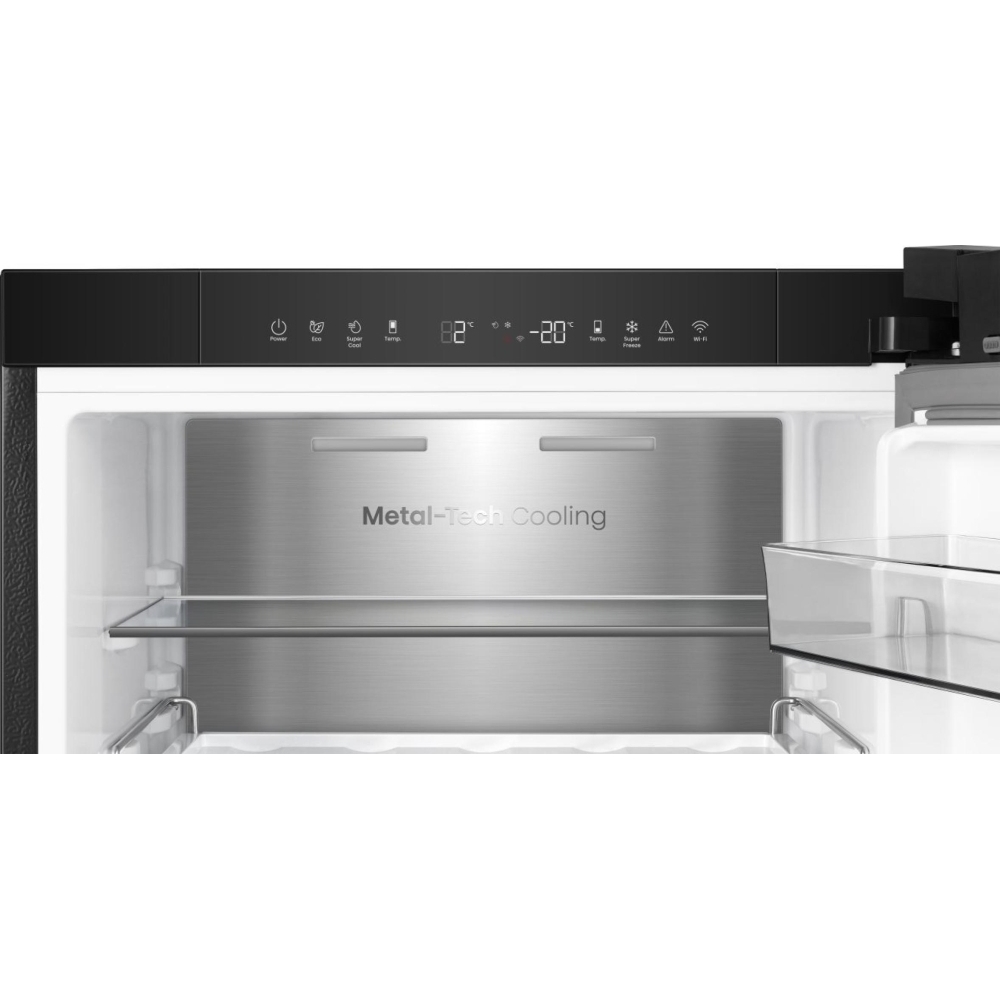 Hisense RB3K330SAFC Hi3 Total No Frost Fridge Freezer, 60/40, Black, C Rated