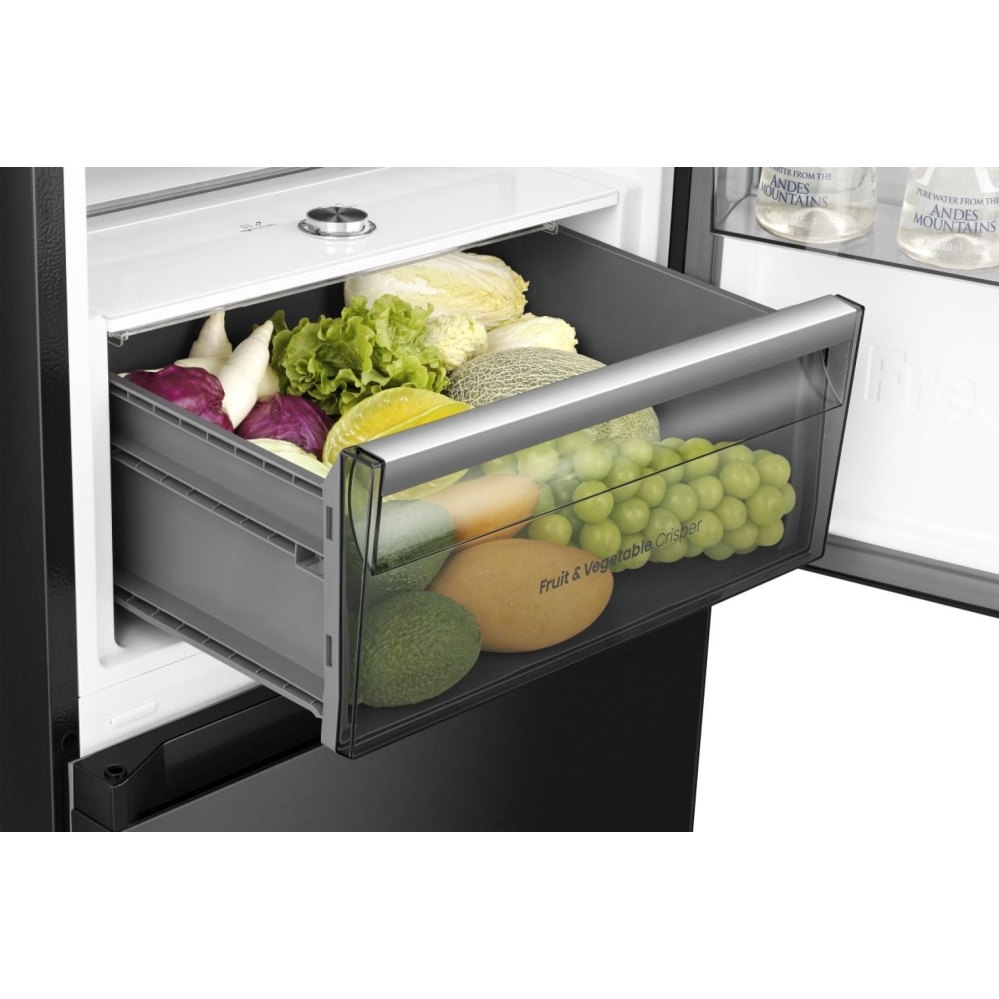 Hisense RB3K330SAFC Hi3 Total No Frost Fridge Freezer, 60/40, Black, C Rated