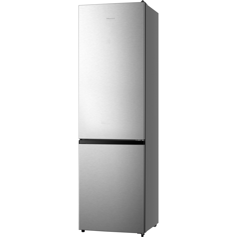 Hisense RB435N4BCE Total No Frost Fridge Freezer, 70/30, Stainless Steel, E Rated