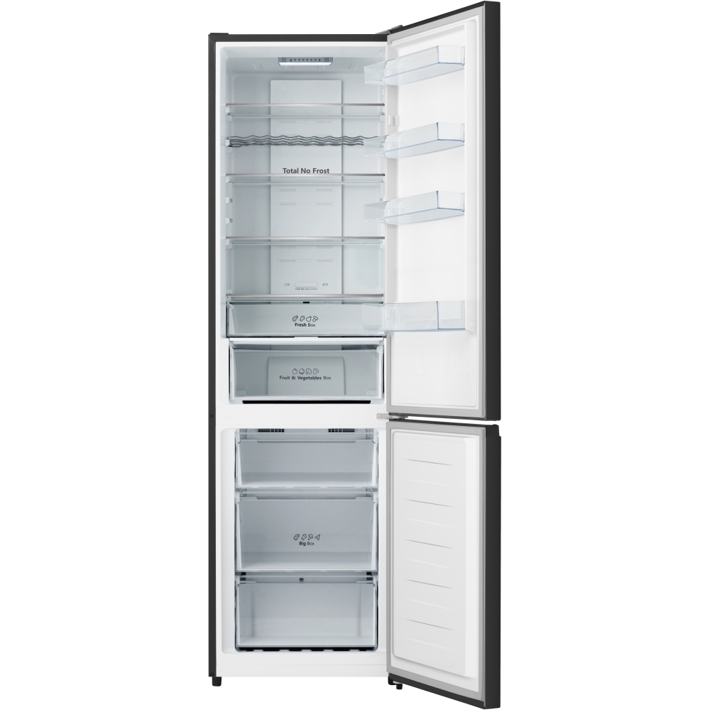 Hisense RB435N4BFE Total No Frost Fridge Freezer, 70/30, Black, E Rated
