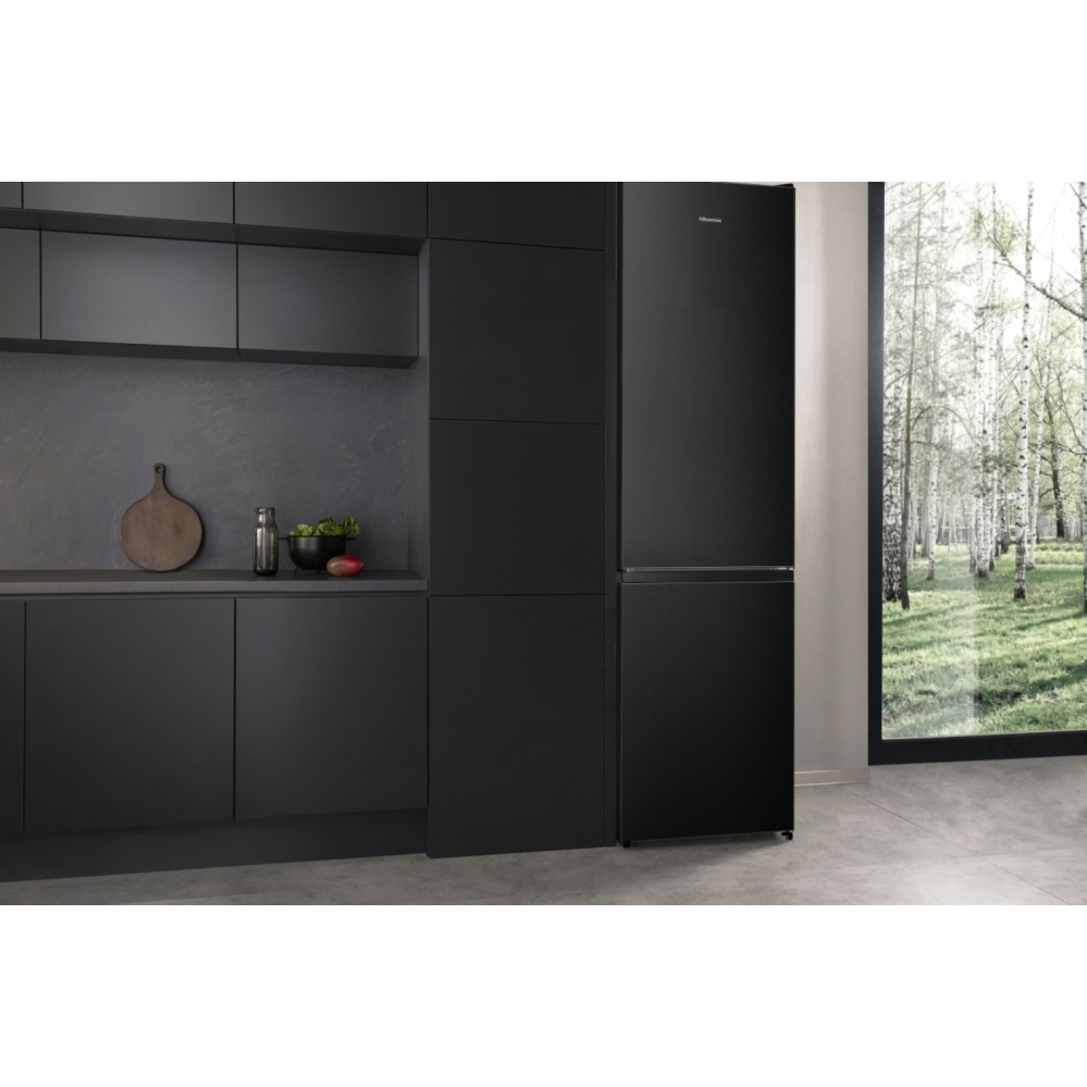 Hisense RB440N4AFA Hi5 Total No Frost Fridge Freezer, 70/30, Black, A Rated