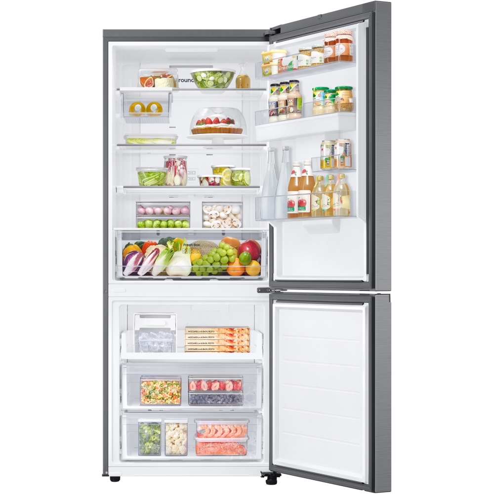 Samsung RB50DG632ES9EU No Frost Smart Fridge Freezer, 60/40, Silver, E Rated