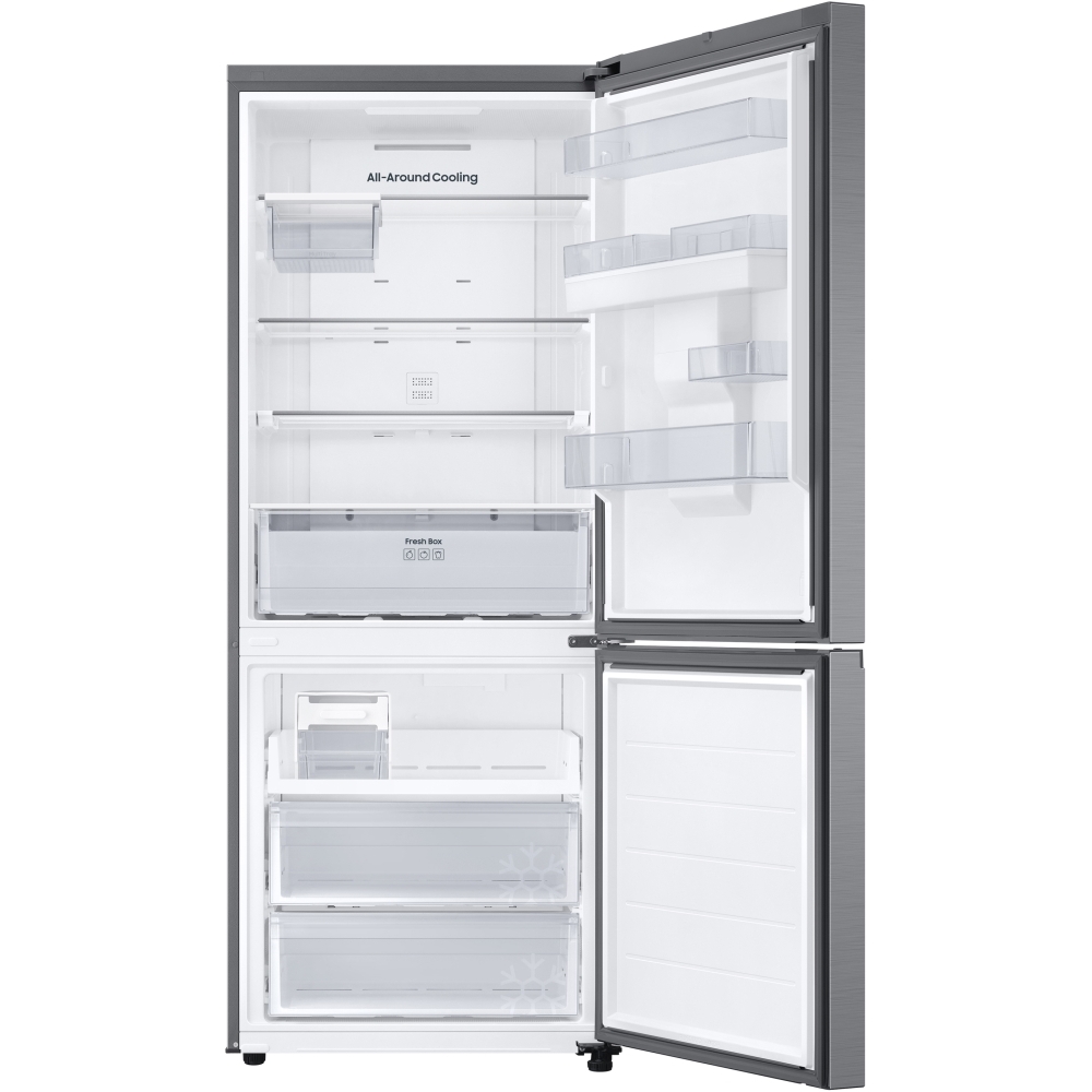 Samsung RB50DG632ES9EU No Frost Smart Fridge Freezer, 60/40, Silver, E Rated