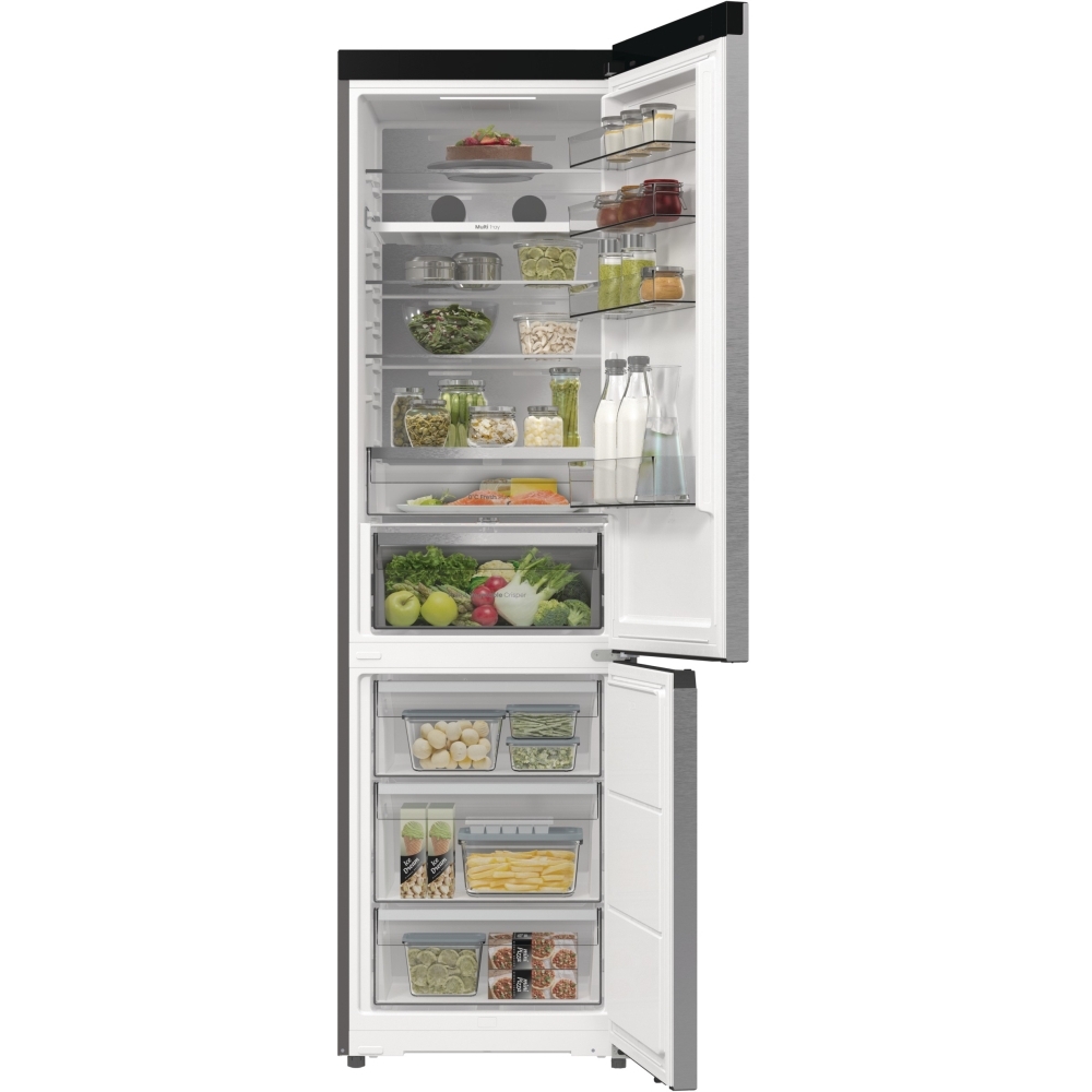 Hisense RB5P410SACCUK No Frost Fridge Freezer, 70/30, Silver, C Rated