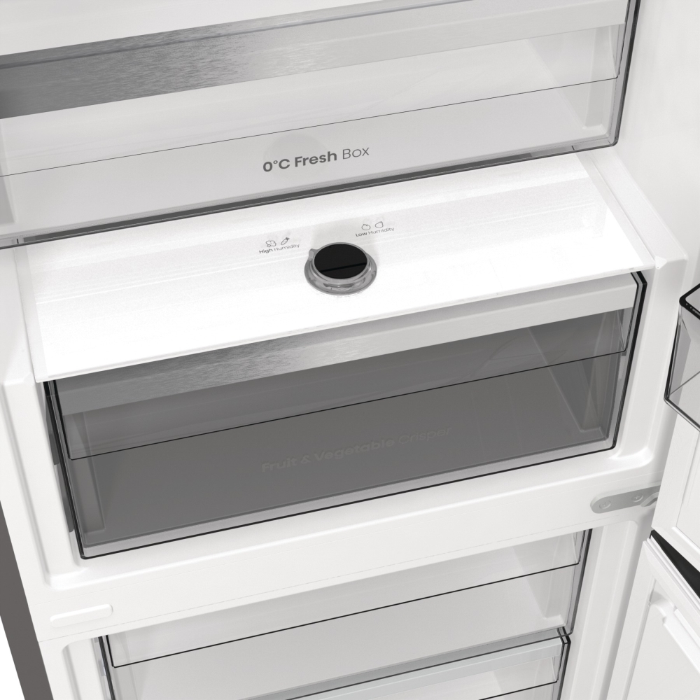 Hisense RB5P410SACCUK No Frost Fridge Freezer, 70/30, Silver, C Rated