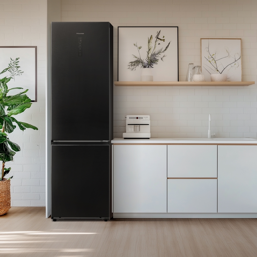 Hisense RB5P410SAFCUK Total No Frost Fridge Freezer, 70/30, Black, C Rated