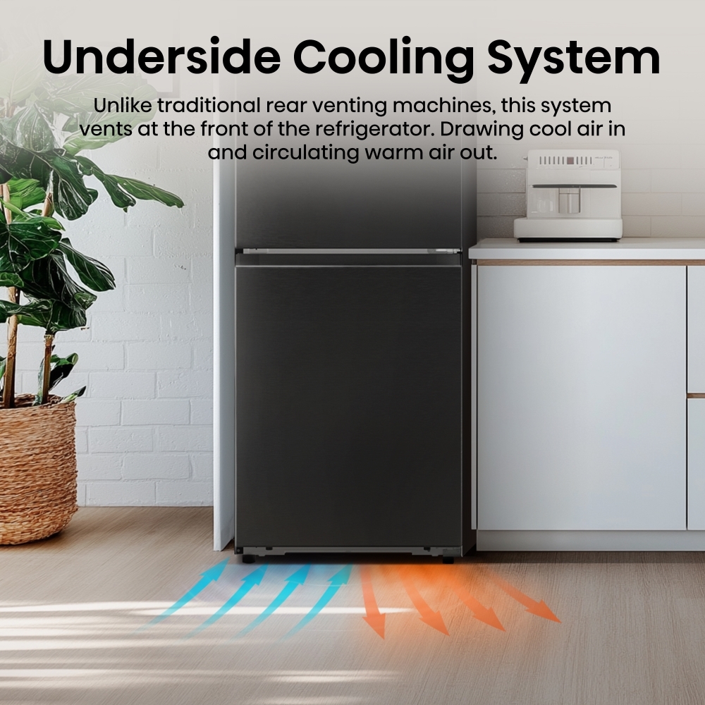 Hisense RB5P410SAFCUK Total No Frost Fridge Freezer, 70/30, Black, C Rated