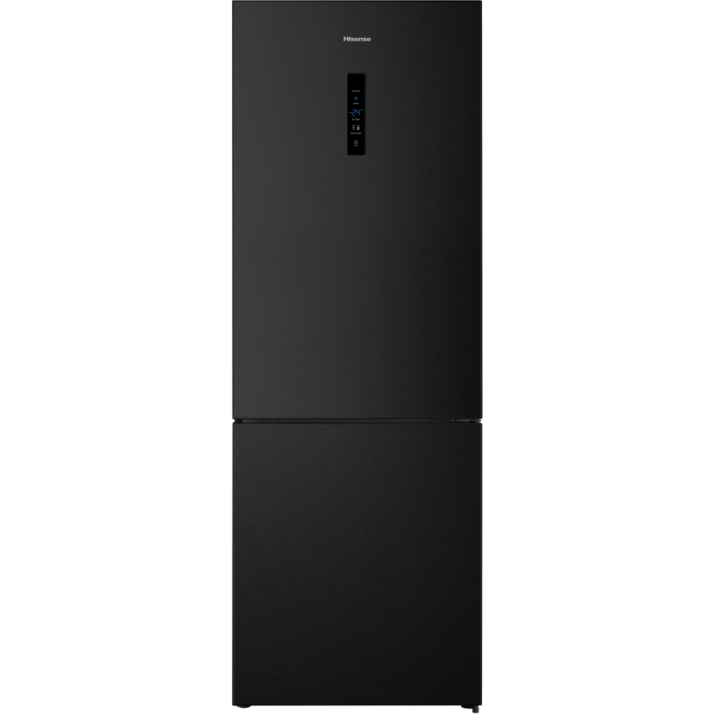 Hisense RB645N4BFE Total No Frost Fridge Freezer, 60/40, Black, E Rated