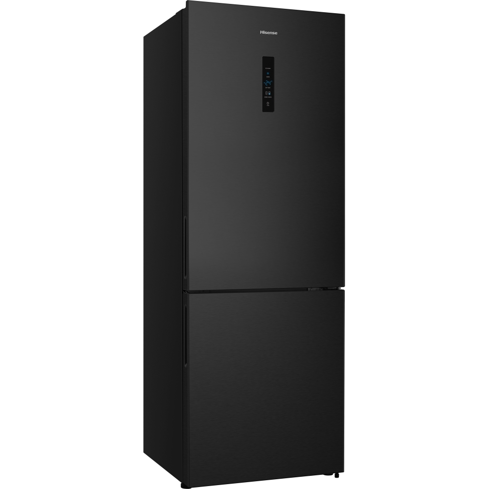 Hisense RB645N4BFE Total No Frost Fridge Freezer, 60/40, Black, E Rated