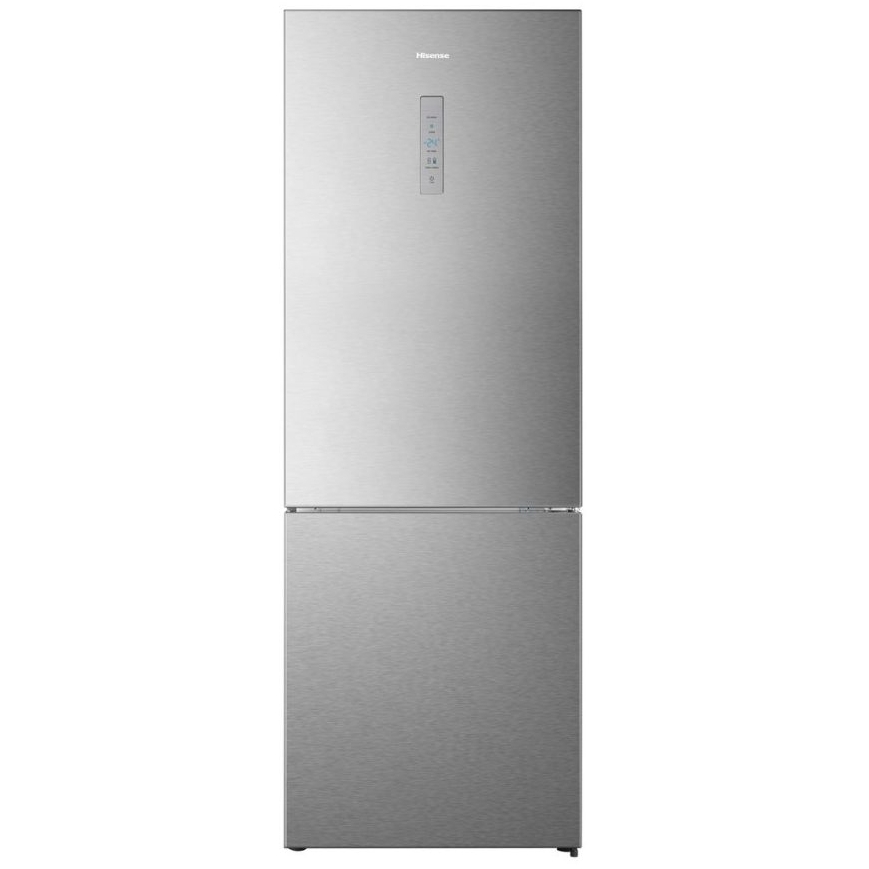 Hisense RB645N4BIE Total No Frost Fridge Freezer, 60/40, Stainless Steel, E Rated