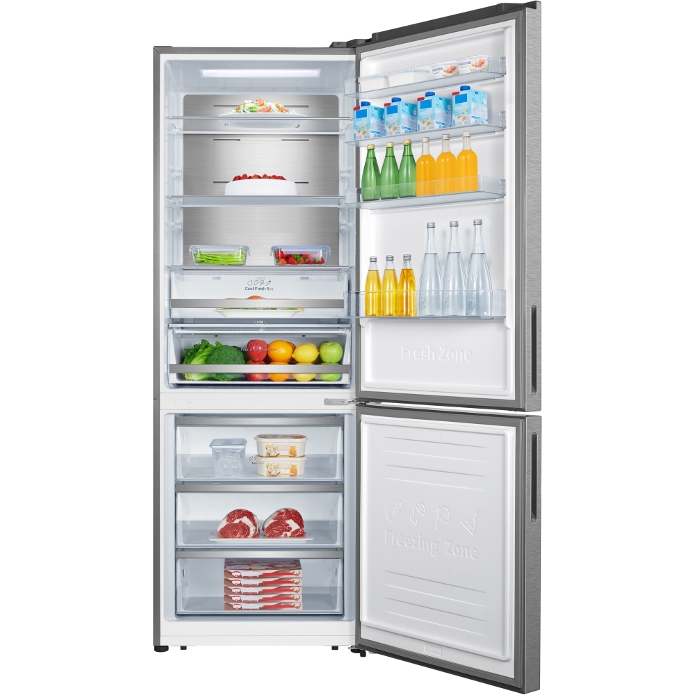 Hisense RB645N4BIE Total No Frost Fridge Freezer, 60/40, Stainless Steel, E Rated