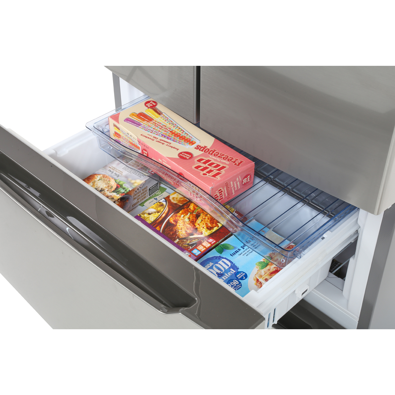 Buy Hisense RF528N4AC1 American Fridge Freezer Grey/Steel Marks