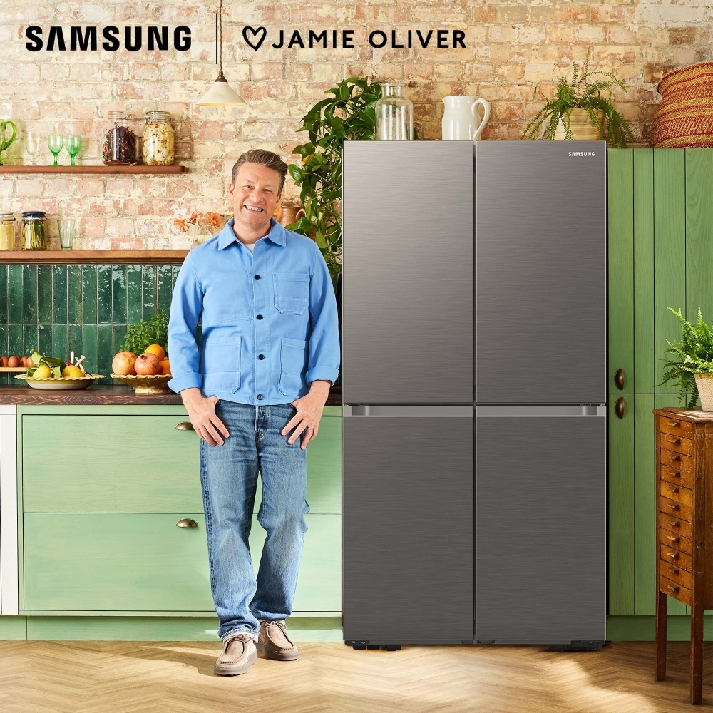 Samsung RF59C701ES9 Series 7 American Fridge Freezer with Autofill Pitcher - Silver,  Plumbed, E Rated