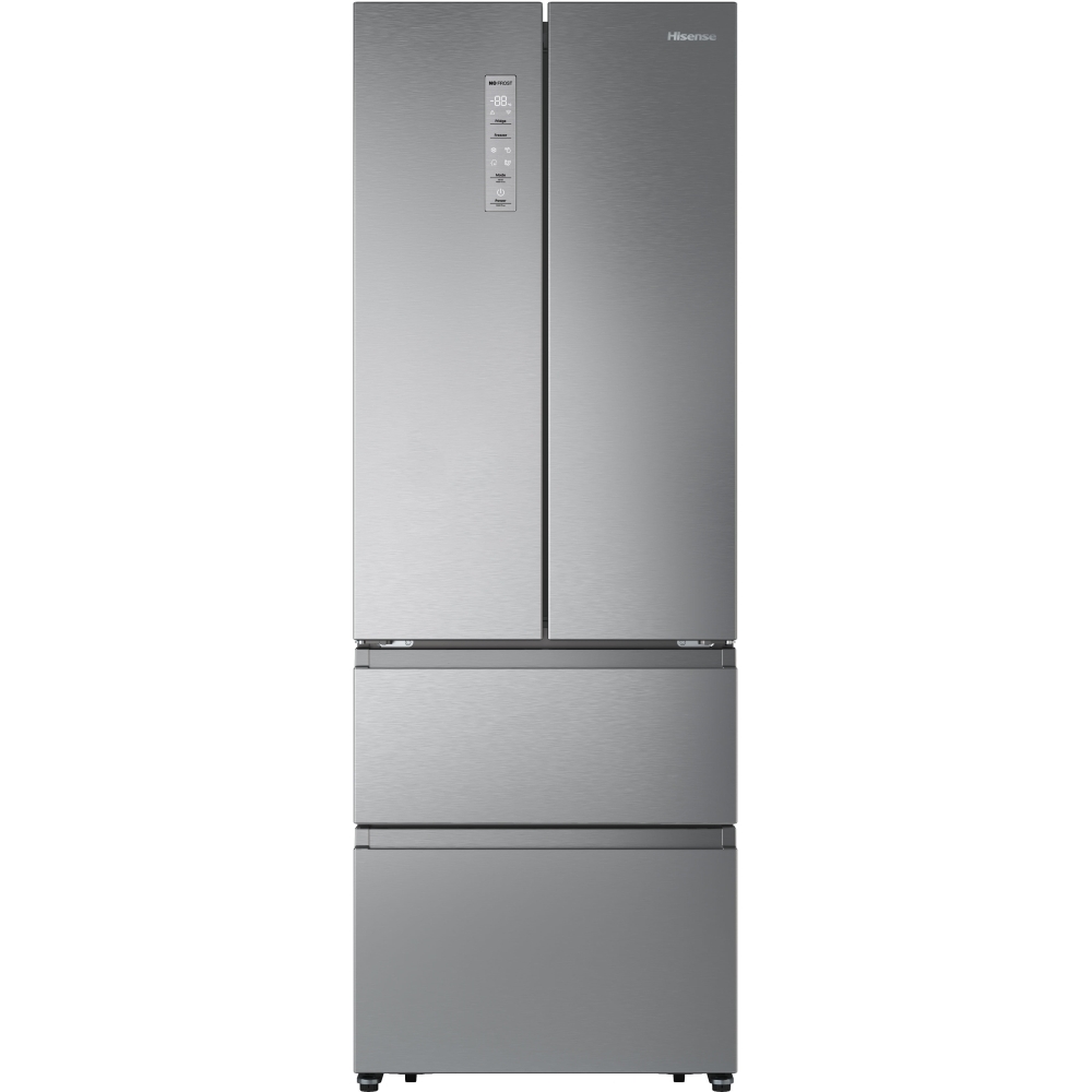 Hisense RF632N4AIE1 American Fridge Freezer, Stainless Steel, E Rated,  Non-Plumbed