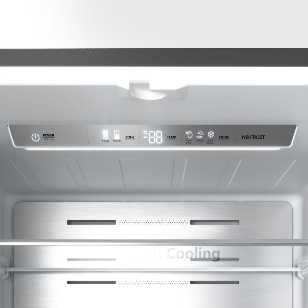 Hisense RF632N4WIE American Fridge Freezer, Stainless Steel, E Rated,  Non-Plumbed